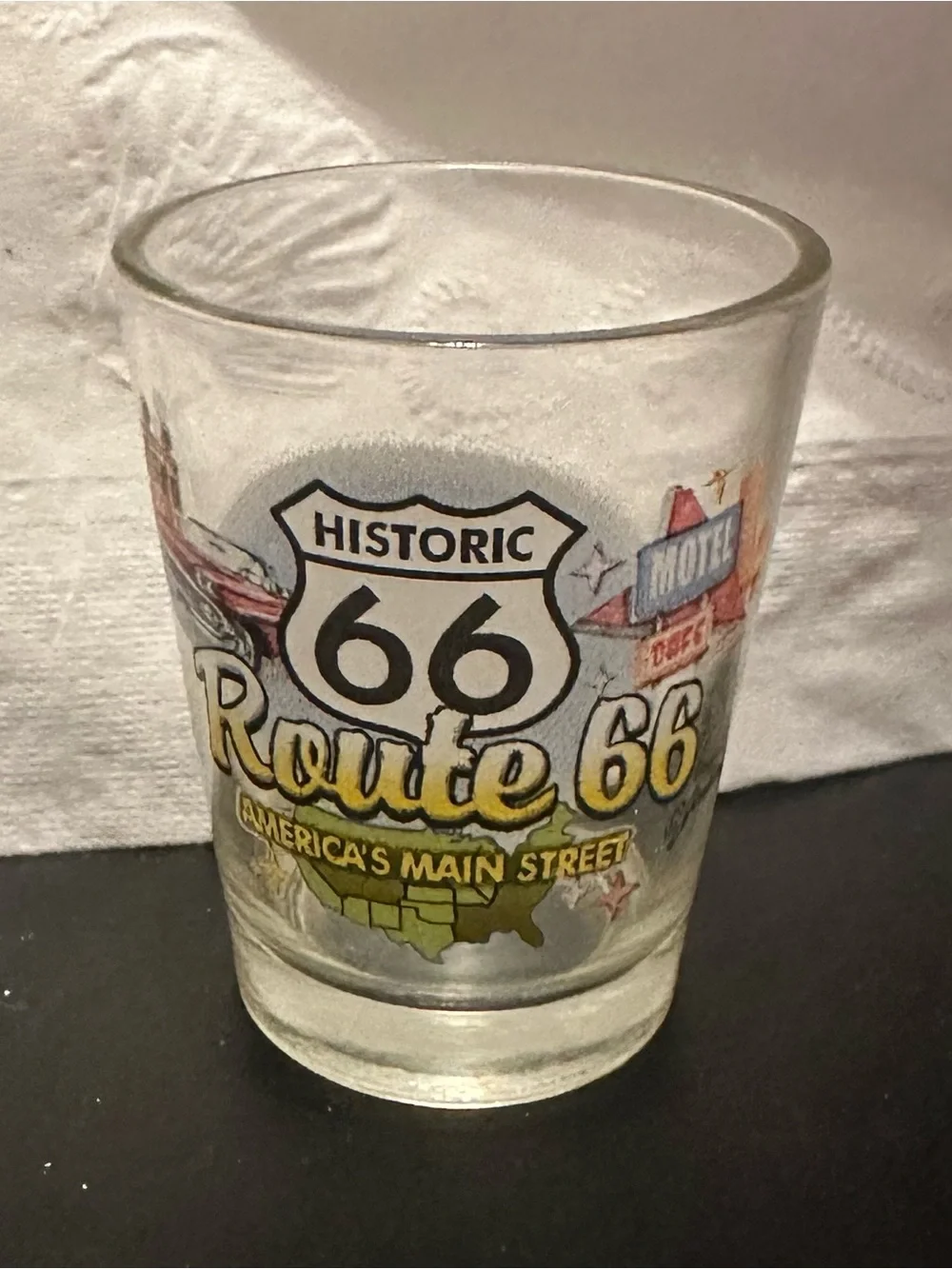 Vintage Route 66 Shot Glass